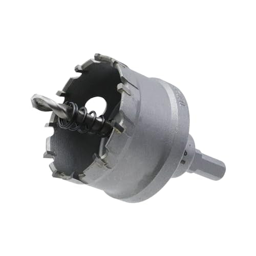 Carbide Tipped Hole Saw Drill Bit 2-1/8"/54mm Cutting Dia Hole Saw Cutter for Metal - size: 2-1/8"/54mm