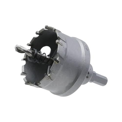 Carbide Tipped Hole Saw Drill Bit 2-1/8"/54mm Cutting Dia Hole Saw Cutter for Metal - size: 2-1/8"/54mm