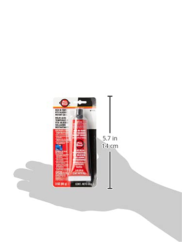 RTV Silicone Sealant, 3 oz Tube, Red (80726)