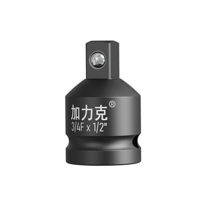 Impact Socket Adapter and Reducer 3/4" Drive(F) to 1/2"(M) for Ratchet Wrench, Female to Male, CR-MO,(Light Weight，Black) - size: 3/4" Drive(F) to 1/2"(M)