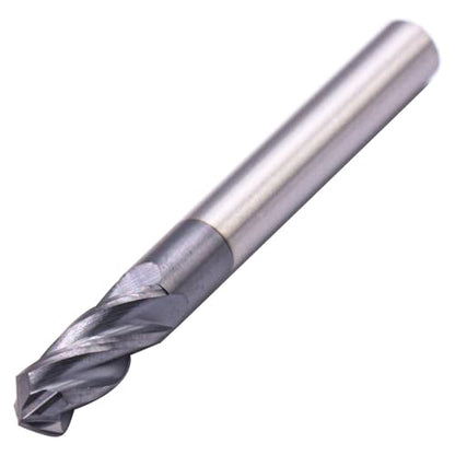 4 Flute 90° Solid Carbide Drill Mill Set(5Pc, 1/4"), AlTiN Coated - size: 5Pcs 1/4"