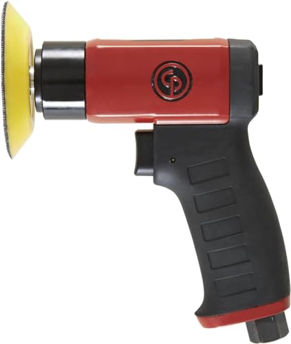 Chicago Pneumatic CP7200S - Kit - 3 Inch (75 mm) Air Random Orbital Sander, Hook & Loop, 15,000 RPM - style: Kit (15000 RPM)