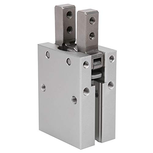 MHC2 Air Cylinder, M5 x 0.5 Single Double Acting Pneumatic Air Cylinder Non Contact Magnetic Switch 20/25/32mm Bore(MHC2-25D)