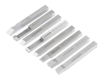 Accusize Industrial Tools HSS Tool Bit Pre-Ground, 1/4 in, 2662-2001 - size: 1/4 in