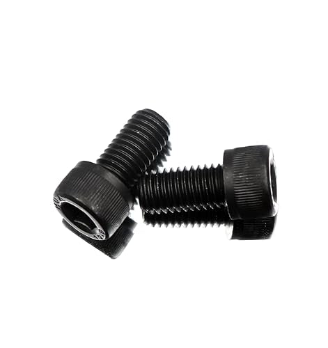 10pcs M10 x 35mm Black Socket Cap Bolts Screws 12.9 Grade Alloy Steel - size: 10pcs M10 x 35mm