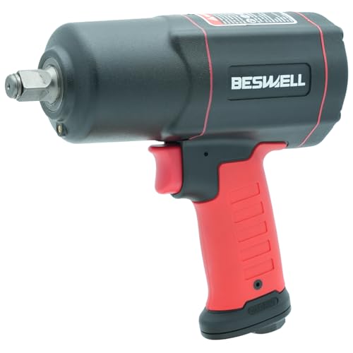 BESWELL BW-112K 1/2-Inch Air Impact Wrench, 1645 Ft-Lbs Max Torque
