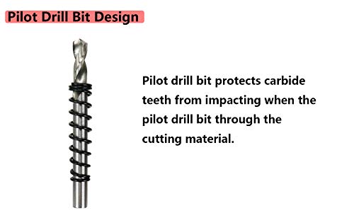 Hole Saw 1.5-inch/38mm Metal Hole Saw Carbide Tipped Hole Cutter - size: 1.5"/38mm