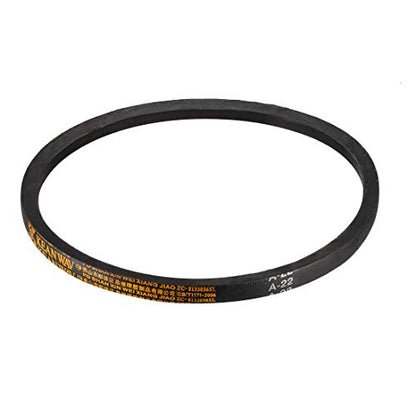 uxcell A22 Drive V-Belts 22" Inner Length 13mm Width 8mm Thick JIS Standard A-Section Rubber Drive Transmission Belt - size: 22"