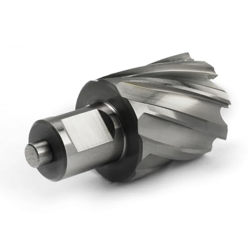Annular Cutter JESTUOUS 1-5/16 Inch Cut Dia 3/4 Weldon Shank 1 Cut Depth