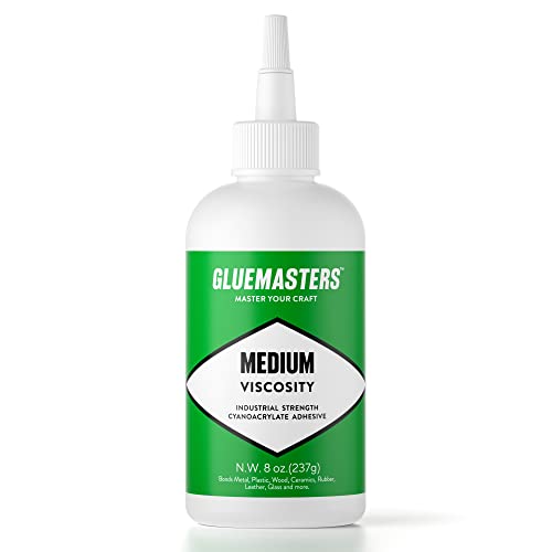 Industrial Grade Cyanoacrylate Adhesive - Medium Viscosity, 8 oz, Super Glue - style: 8OZ MEDIUM VISCOSITY
