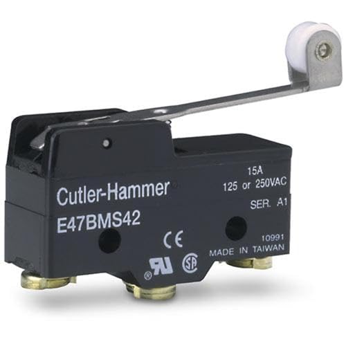 Eaton E47BMS42 Limit Switch, Compact Precision, Roller Lever