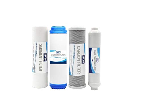 IPW Industries Inc Compatible Filters for Ameritek RO System Replacement Prefilter and Postfilter Kit - 4 Piece Water Filter Kit