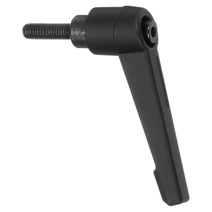 uxcell 1Pcs M5 x 16mm Adjustable Knobs Handle Male Thread Push Button Ratchet Quick Release Locking Rotating Bolt for Lathe Machinery, Black - size: M5 x 16mm