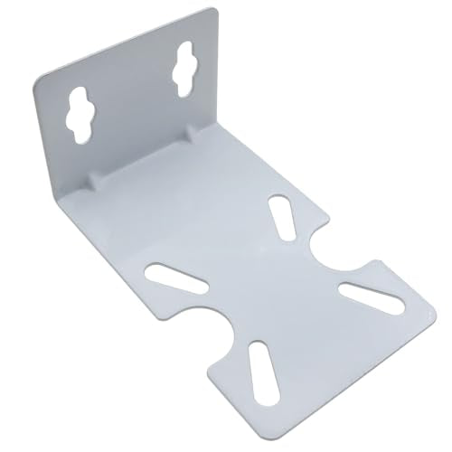 1PCS Water Filter Housing Bracket Water Filter Housing Bracket RO Water Purifier Machine Housing Mounting Metal Bracket Fixed Brackets for 10" and 20" Water Filters White