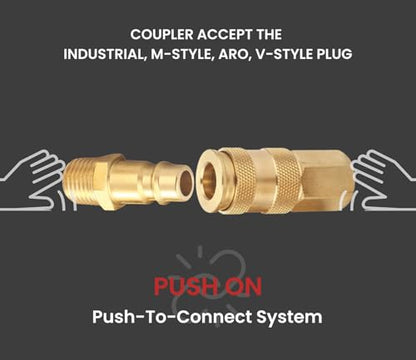 Pro High Flow Female Coupler Kit (10 Piece) - size: Female Coupler Kit 10 Piece