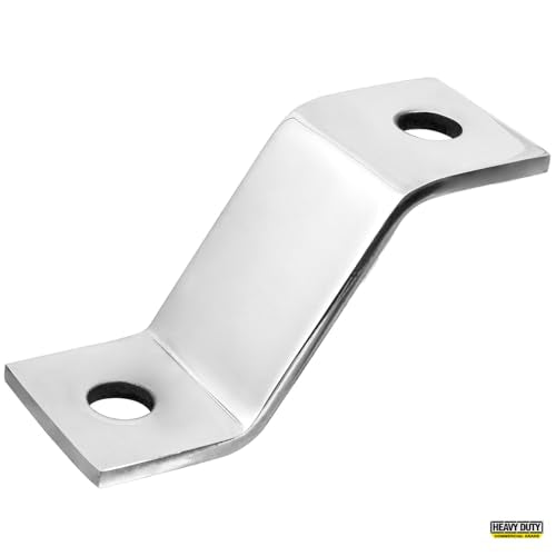 GG Grand General 33349 Stainless Steel Heavy Duty Angled Z Shape Mounting Bracket, Large - size: Large