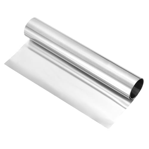 MECCANIXITY 301 Stainless Steel Foil Roll 0.08mmx200mmx1m Silver - size: 0.08mm x 200mm x 1m
