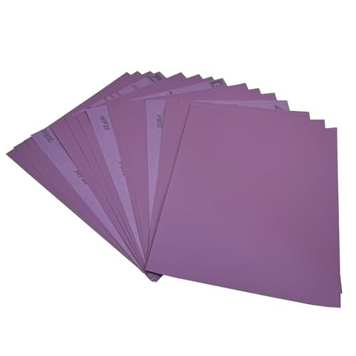 800 Grit Wet Dry Sandpaper, 15pcs 9 x 11 Inch Sanding Sheets - style: Grit 800