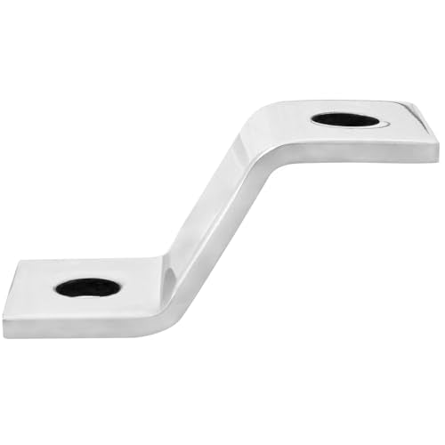 GG Grand General 33348 Stainless Steel Heavy Duty Angled Z Shape Mounting Bracket, Small - size: Small