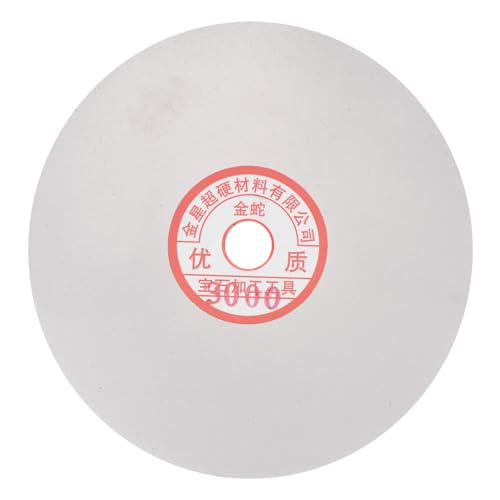 uxcell Diamond Sanding Grinding Disc, 6-Inch (150mm) Grit 3000 5/8" Arbor Hole, Flat Lap Disk Polishing Discs Abrasive Wheel for Gemstone Tile Porcelain Glass Stone Metal - size: Grit 3000