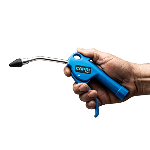 Capri Tools 21072 5-in Air Blow Gun with Rubber Tip, Blue - size: 5"