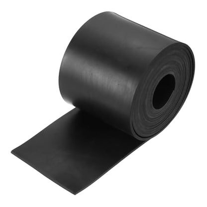 MECCANIXITY Solid Rubber Sheet 1/8" Thick x 4" Wide x 120" Long, Anti-Slip Neoprene Rubber Roofing Material for Gaskets DIY Material, Pads, Seal, Bumpers - size: 1/8" x 4" x 120"