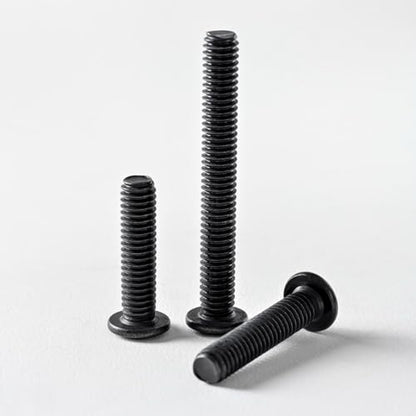 1/4-20 x 5/8" (40 Pack) Flat Head Hex Socket Cap Screws Bolts, Black Oxide 304 Stainless Steel 18-8, Hex Drive, Bright Finish, Fully Machine Thread - size: 1/4-20 x 5/8"