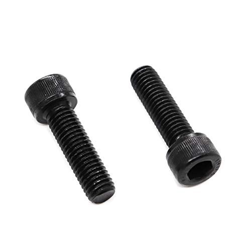 10pcs M10 x 35mm Black Socket Cap Bolts Screws 12.9 Grade Alloy Steel - size: 10pcs M10 x 35mm