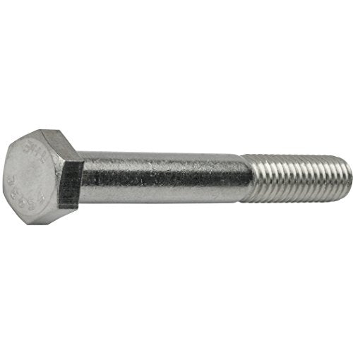 1/4-20 x 3 Hex Head Cap Screw Bolts, External Hex Drive, Stainless Steel 304, Partially Threaded, Stainless Steel, Quantity 10 By Fastenere - size: 1/4-20 x 3 Inch (10 Pack)