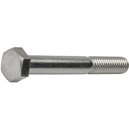 5/16-18 x 5" Hex Head Cap Screw Bolts, External Hex Drive, Stainless Steel 304, Partially Threaded, Stainless Steel, Quantity 5 - size: 5/16-18 x 5 Inch (5 Pack)
