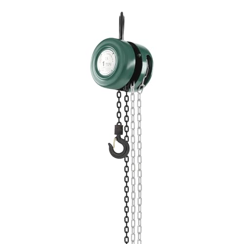 1T Hand Chain Hoist, 2204.6 LBS Manual Chain Hoist