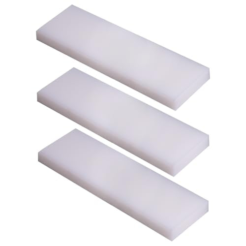 High Density Polyethylene Sheets HDPE Plastic Sheet Board for DIY, Heavy Duty Industry, 1/2" Thick,Size 5"x 10", White Color - size: 1/2" x 5" x 10", style: White