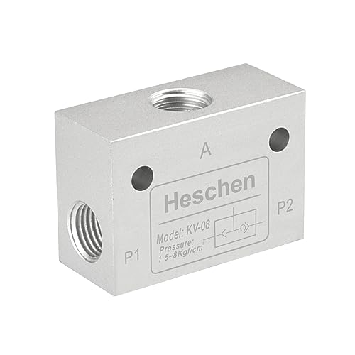 Heschen Pneumatic Shuttle Valve KV-08 PT1/4 One Way Quick Exhaust
