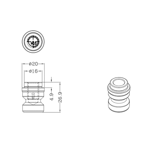 XinDian Quick Zero Point plate Ø180mm (7.09") D96-C - style: D96-C