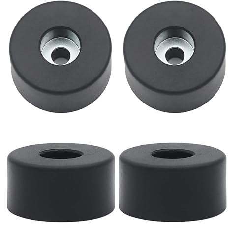 bizhala 4PCS 192310GS Air Compressor Isolator Rubber Feet Foot Mount Compatible for Coleman Powermate Sanborn 094-0026 E106661 for Many Compressors Generators Pressure Washers Anti Vibration Foot Pad