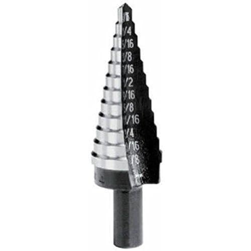 Irwin Tools IRWIN Unibit High-Speed Steel Fractional Self-Starting Step-Drill #5, 10235 - size: #5 (1/4-1-3/8"), style: High Speed Steel