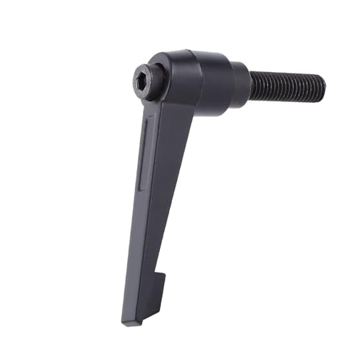 Ymiko Fixing Handle M10x25 Ratcheting Clamping Lever with Stud .5 Thread Coated Steel for Machinery Equipment - size: M10*25