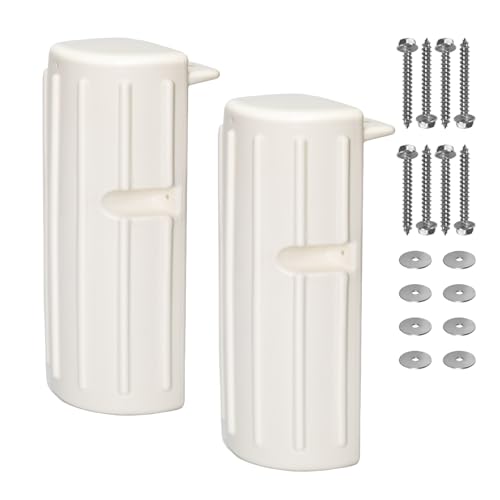 2 or 1 Pack Boat Dock Bumpers, Dock Fenders for Dock Edge Protection, Anti-Crack Marine Dock Bumpers with Stainless Steel Mounting Hardware, Protect Boats and Dock