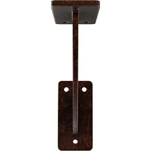 2" W x 7" D x 7" H Bradford Steel Bracket, Antiqued Copper - color: Antiqued Copper, size: 2-in. W x 7-in. D x 7-in. H