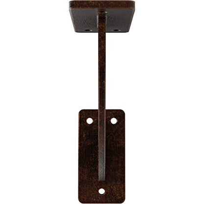 2" W x 7" D x 7" H Bradford Steel Bracket, Antiqued Copper - color: Antiqued Copper, size: 2-in. W x 7-in. D x 7-in. H