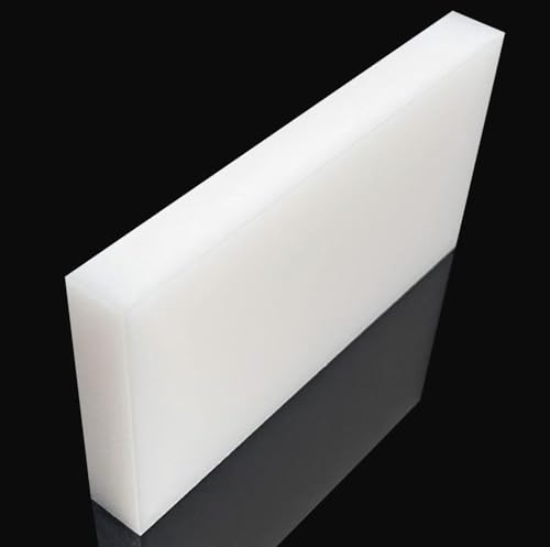High-Density Polyethylene (HDPE) Plastic Sheet 1" Thick 12" X 16"- White HDPE Sheet,for Machining, Home Improvements, DIY Projects, Engineering,High-Density Polyethylene Plastic Block (Pack of 1) - color: White, size: 1" x 12" x 16"