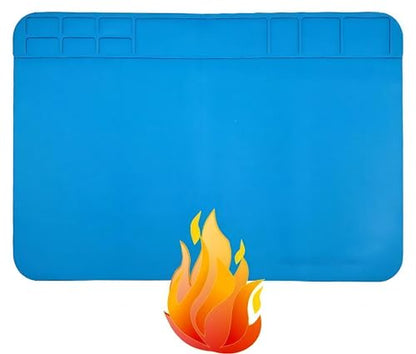 WWZMDiB Heat Resistant 932°F Silicone Soldering Work Mat（S-130【11.8 x 7.9” / 30 x 20cm】）