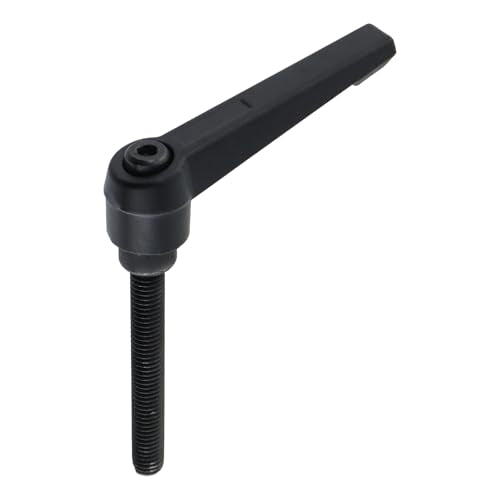 Clamping Lever Handles M8 x 60mm Push Button Ratchet Lever Male Threaded Stud Adjustable Handles Hand Knobs Rotating Screw Handles Bolts with Locking Lever -4pcs - size: M8 x 60mm