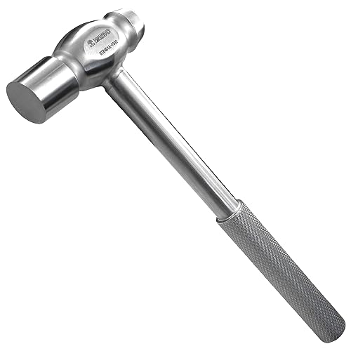 WEDO Stainless Ball Pein Hammer with Stainless Steel Handle, Corrosion Resistant, Rust Proof, Durable, Environmental friendly, 340g, 280mm, 11" - size: 340g