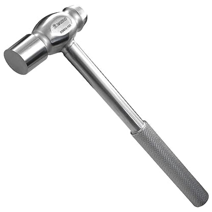 WEDO Stainless Ball Pein Hammer with Stainless Steel Handle, Corrosion Resistant, Rust Proof, Durable, Environmental friendly, 340g, 280mm, 11" - size: 340g