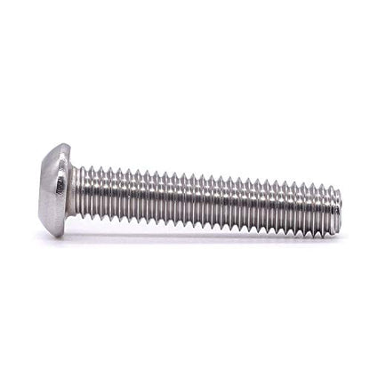 1/4-20 x 1-1/2" Button Head Socket Cap Bolts Screws, 304 Stainless Steel 18-8, Allen Hex Drive, Bright Finish, Fully Machine Thread, Pack of 25 - size: 1/4-20 x 1-1/2