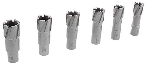 Steel Dragon Tools 13pc. Tungsten Carbide Tipped Annular Cutter Kit 1-3/8" Depth and 1/2 in. to 1-1/16 in.