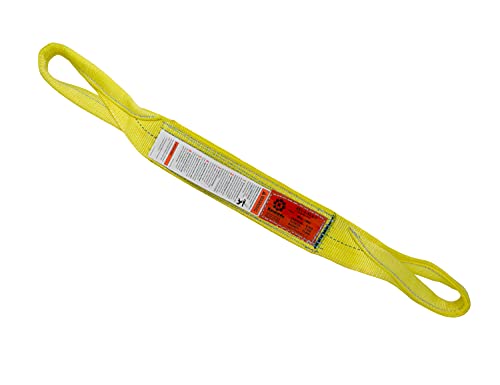 Kennedy Wire Rope & Sling Company 3inches x 3' 2-Ply Twist Eye Polyester Lifting Sling (Various Sizes in Listing) Made in The USA - color: 3" 2-Ply Twist Eye (Type 4), size: 3" x 3'