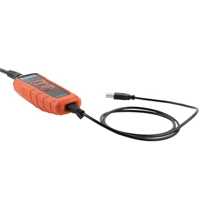 Klein Tools ET20 Wi-Fi Borescope, 9 mm 6-Foot Armored Waterproof Gooseneck Snake, LED Lights, Rechargeable Battery, Endoscope Inspection Camera - size: 6 Ft 0.35 in Armored Snake