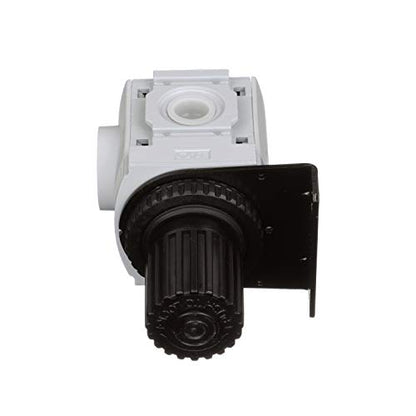 PneumaticPlus PPR3-N03BG Compressed Air Pressure Regulator, 3/8" NPT - size: 3/8" NPT